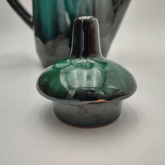 Blue Mountain Coffee/Tea Pot chipped lid - Picture 7 of 11